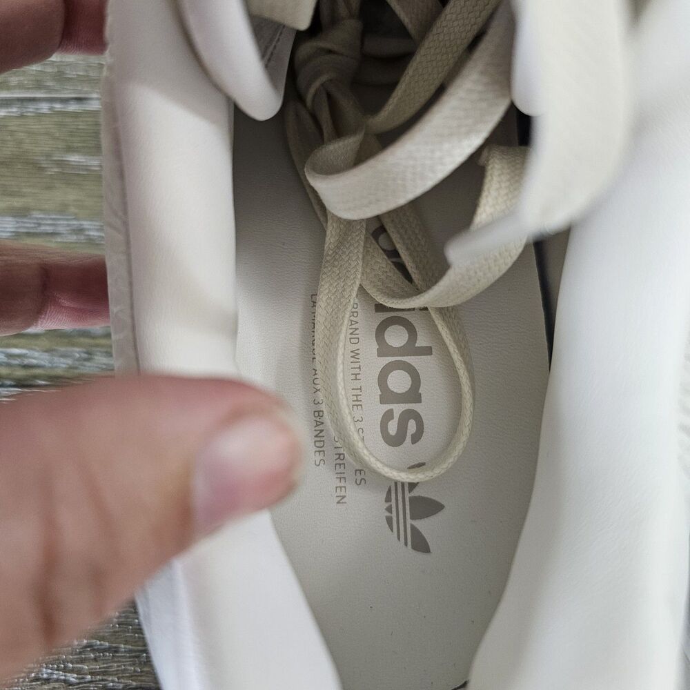 adidas Rivalry Lux Low Men's Cloud White/Ivory/Core‎ Black Sneakers Size 10 - Picture 10 of 16
